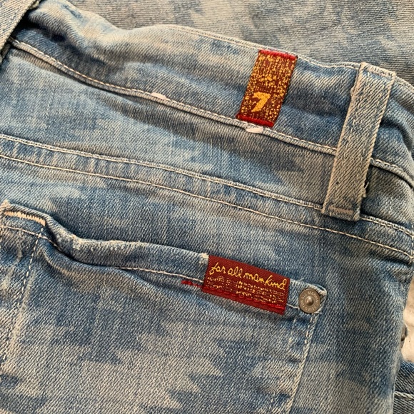 7 For All Mankind The Skinny Jeans Size 26 - Picture 15 of 16